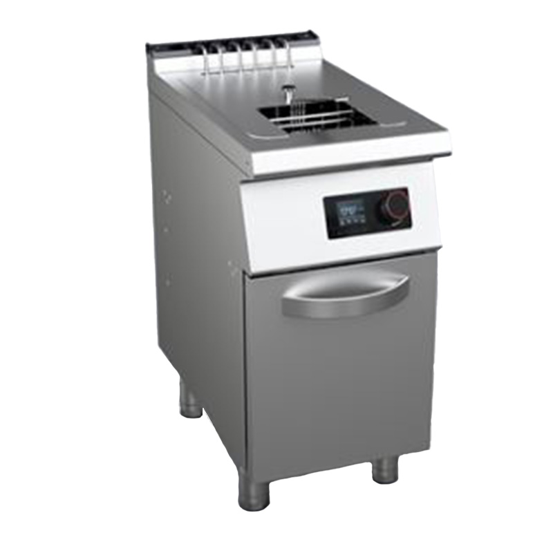 FRIGGITRICE A GAS DA 15 LT A UNA VASCA CON MOBILE