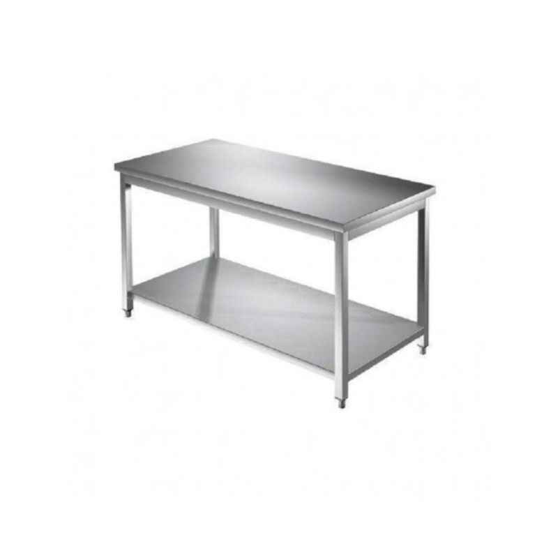 Tavolo con piano di lavoro in acciaio inox