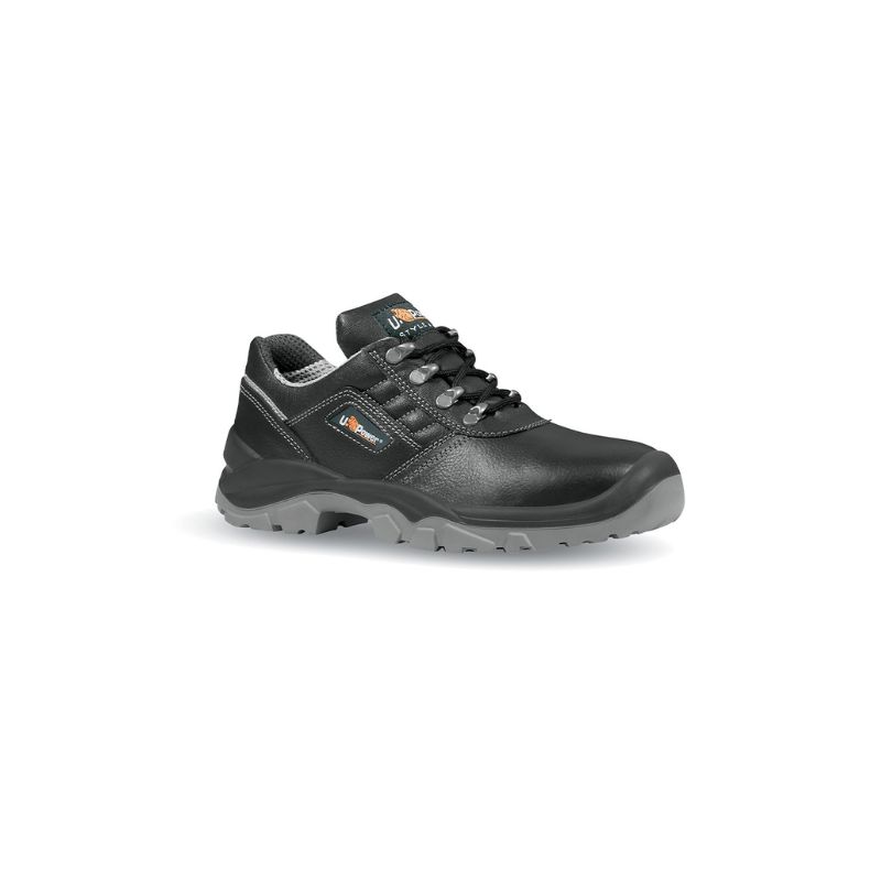 SCARPA DA LAVORO NERA CON LACCI