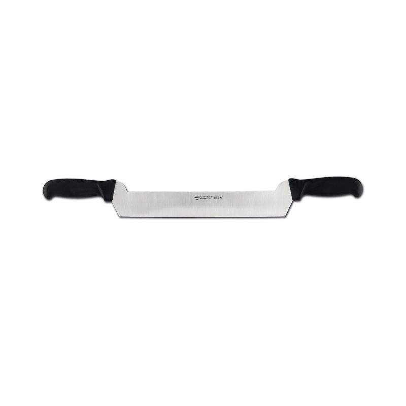 coltello-a-due-mancini-per-formaggi-lama-40-cm-colore-nero