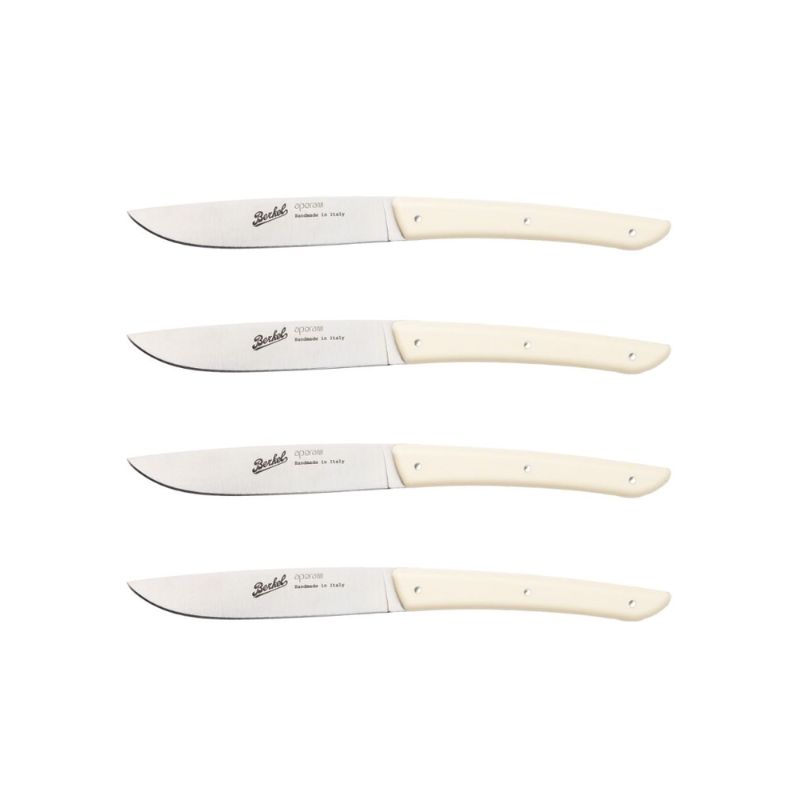 Set Quattro Coltelli Artigianali per Bistecca in Diverse Colorazioni - immagine 4