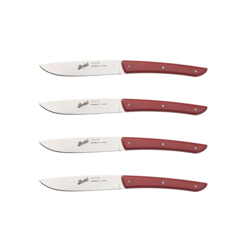 Set Quattro Coltelli Artigianali per Bistecca in Diverse Colorazioni - immagine 6