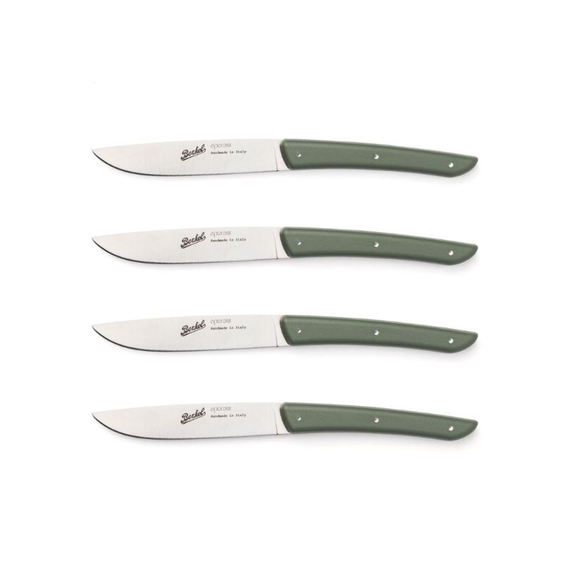 Set Quattro Coltelli Artigianali per Bistecca in Diverse Colorazioni - immagine 7