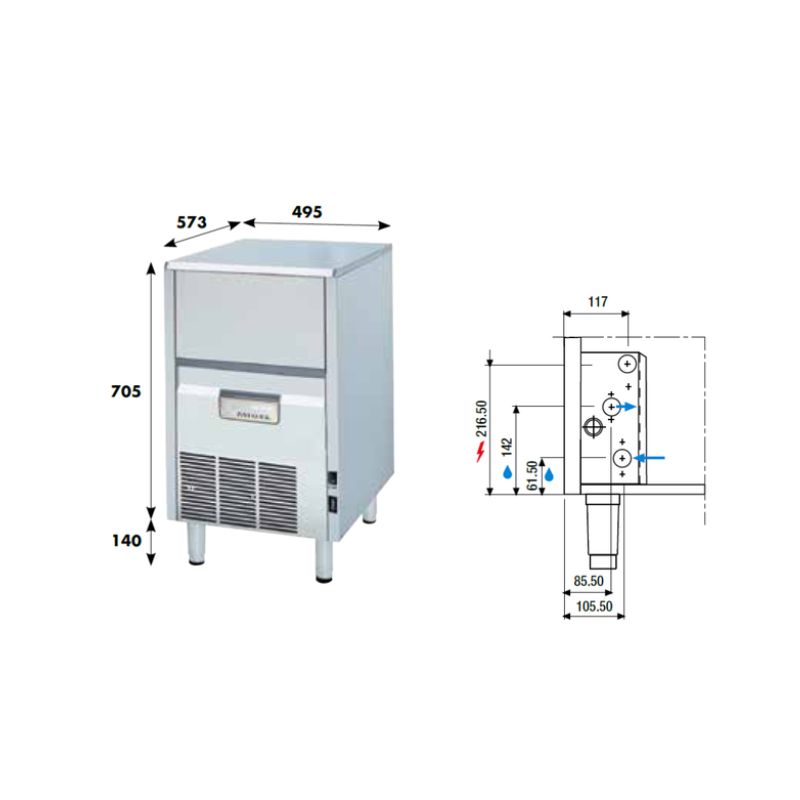 fabbricatore-ghiaccio-42-kg-