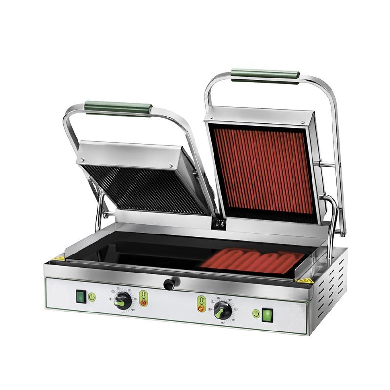 piastra-riscaldante-doppia-con-piano-liscio-rigato-per-panini-e-toast